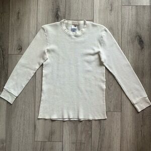 Fruit of the Loom Boys Premium Thermal Waffle Crew Top Size L White